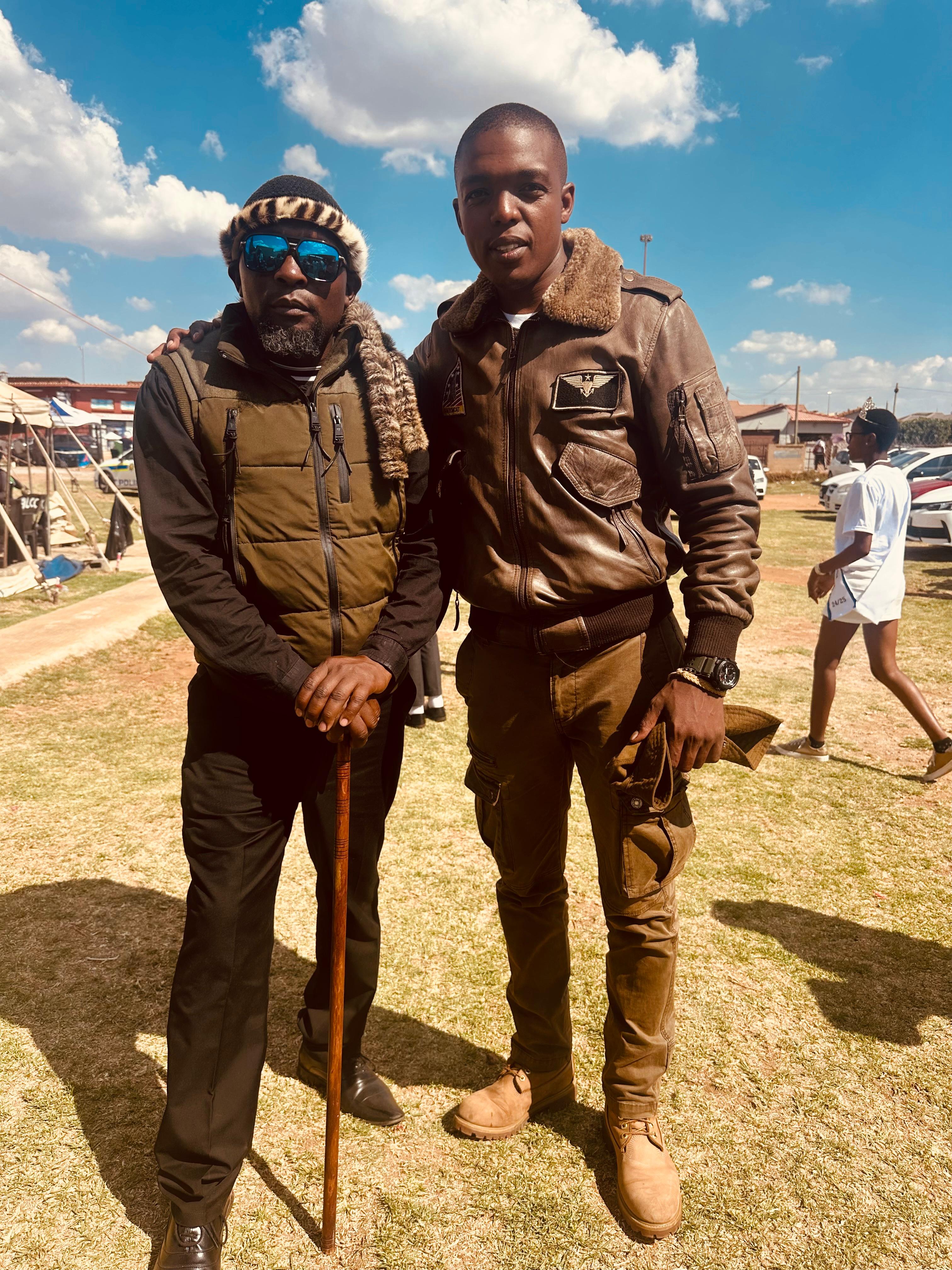 Council Elder with Ceremonial Staff